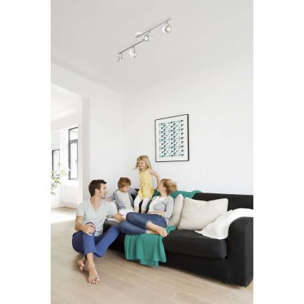 Philips 56484/31/16 - Точково осветително тяло MYLIVING BALSA 4xGU10/35W/230V