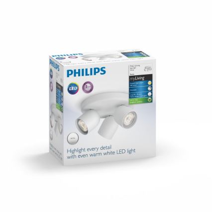 Philips 56493/31/16 - LED Димируем спот MYLIVING ZESTA 3xLED/4,5W/230V