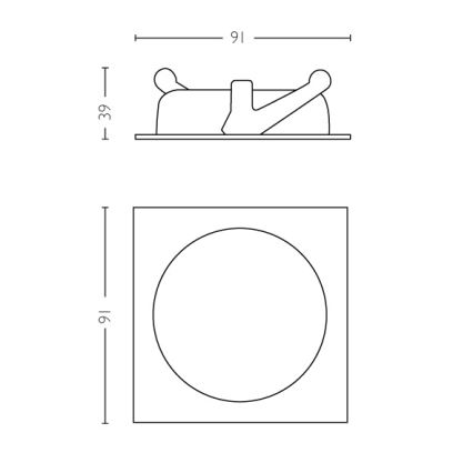 Philips 59006/11/P0 - LED Лампа за баня MYBATHROOM DREAMINESS 1xLED/4,5W