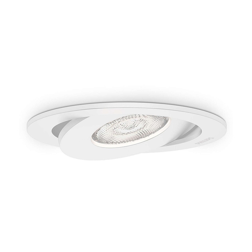 Philips - К-кт 3x LED Димируема лампа за вграждане/4,5W/230V