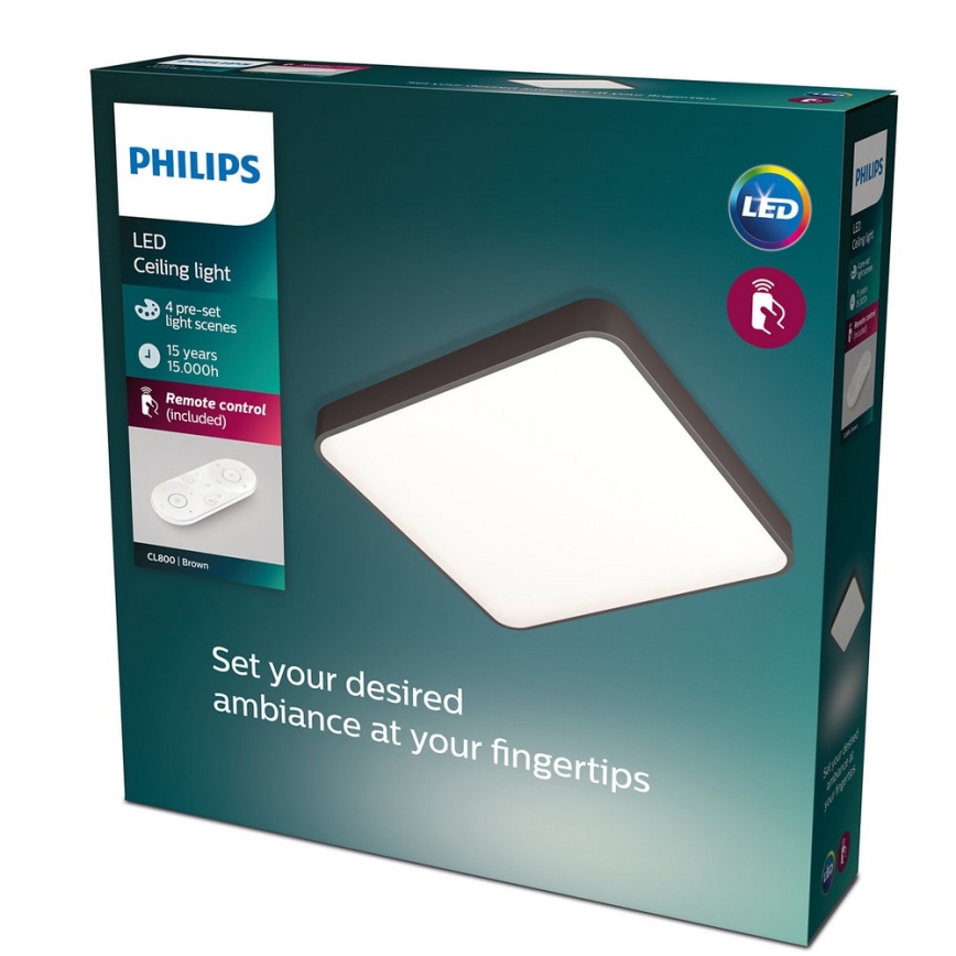 Philips 60261/43/P5 - LED Димируем плафон 1xLED/32W/230V + дистанционно управление