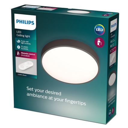 Philips - Димируемо LED таванно осветително тяло LED/28W/230V + дистанционно управление