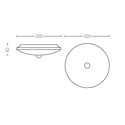 Philips - LED Плафон със сензор 1xLED/16W/230V 2700K