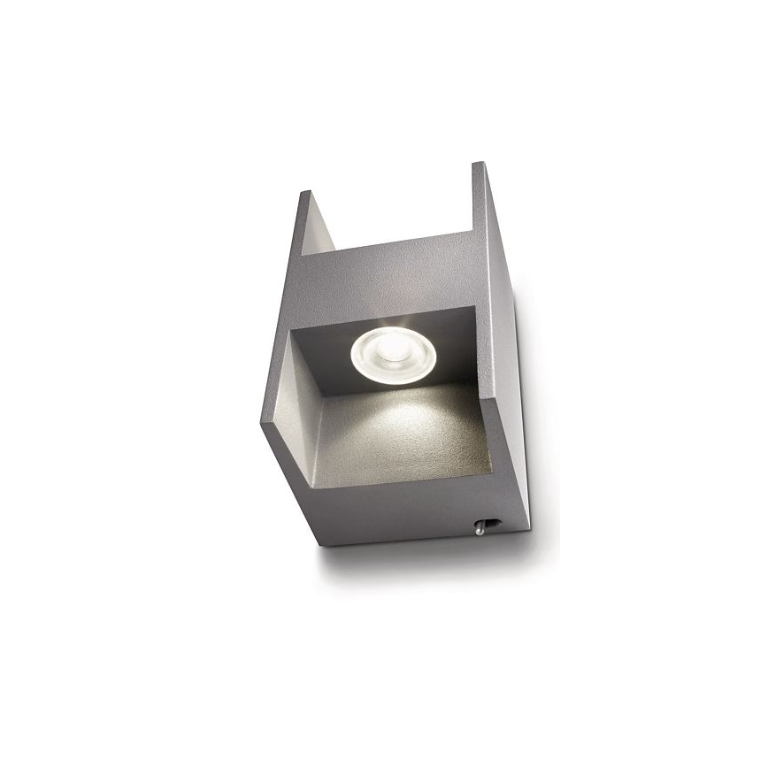 Philips 69087/87/16 - LED Стенна лампа MYLIVING METRIC 2xLED/2,5W/230V