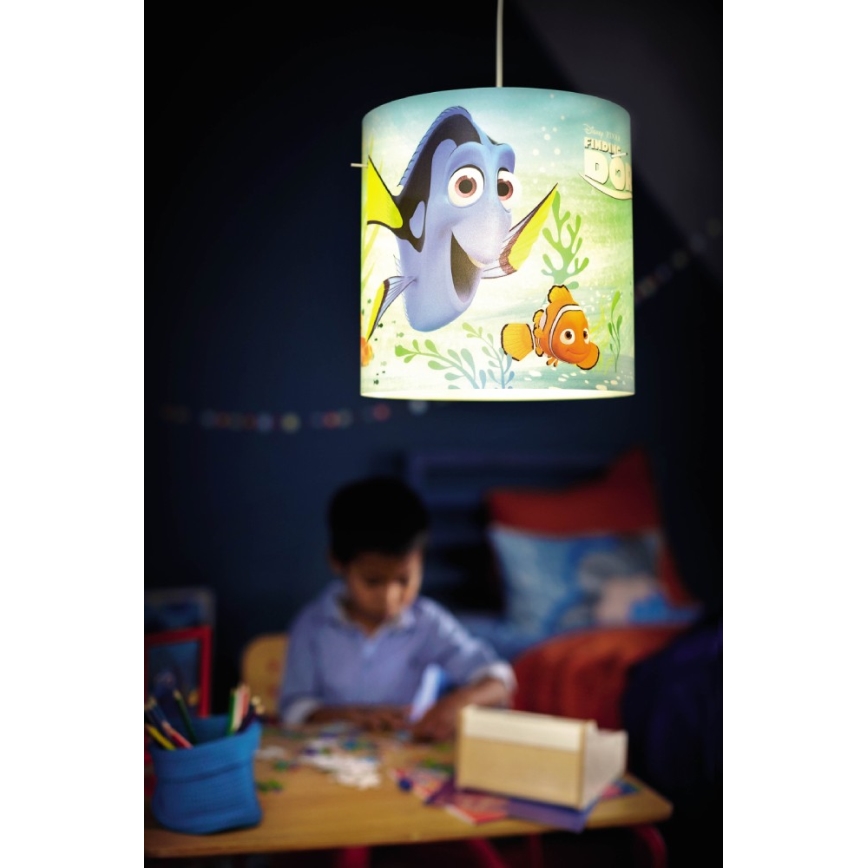 Philips 71751/90/26 - Абажур за детски полилей DISNEY FINDING DORY E27 Ø 26 cm