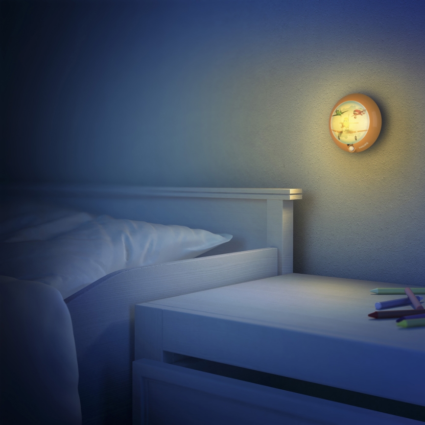 Philips - LED Детскo лампа със сензор 1xLED/0,06W/2xAAA