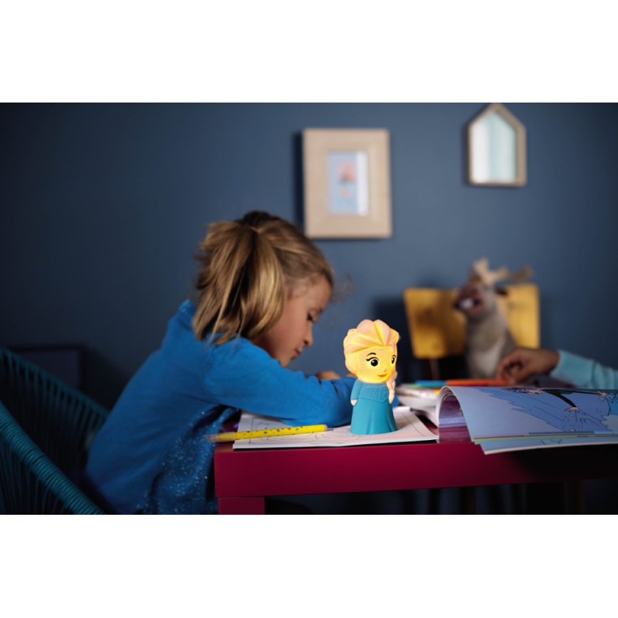 Philips 71768/03/16 - LED Детска лампа DISNEY ELSA 1xLED/0,3W/3V