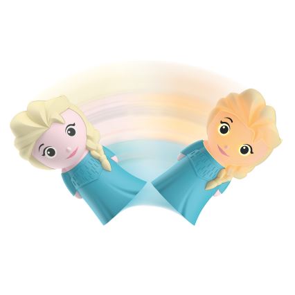 Philips 71768/03/16 - LED детска лампа DISNEY ELSA LED/0,3W/3V