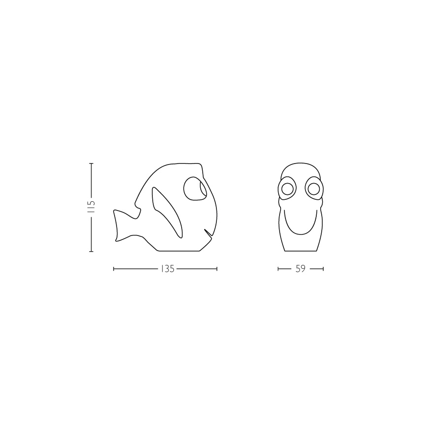 Philips - Детска LED лампа 1xLED/0,3W/3V