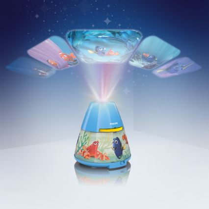 Philips 71769/90/16 - LED Детски Проектор DISNEY DORY LED/0,1W/3xAAA