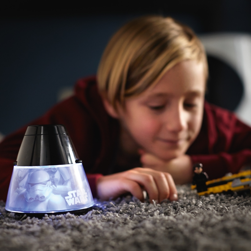 Philips 71769/99/16 - LED Детски Проектор DISNEY STAR WARS LED/0,1W/3xAA