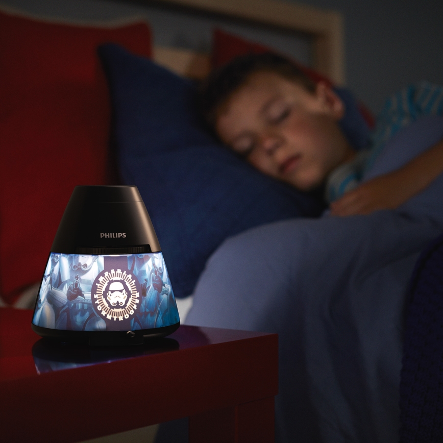 Philips 71769/99/16 - LED Детски Проектор DISNEY STAR WARS LED/0,1W/3xAA