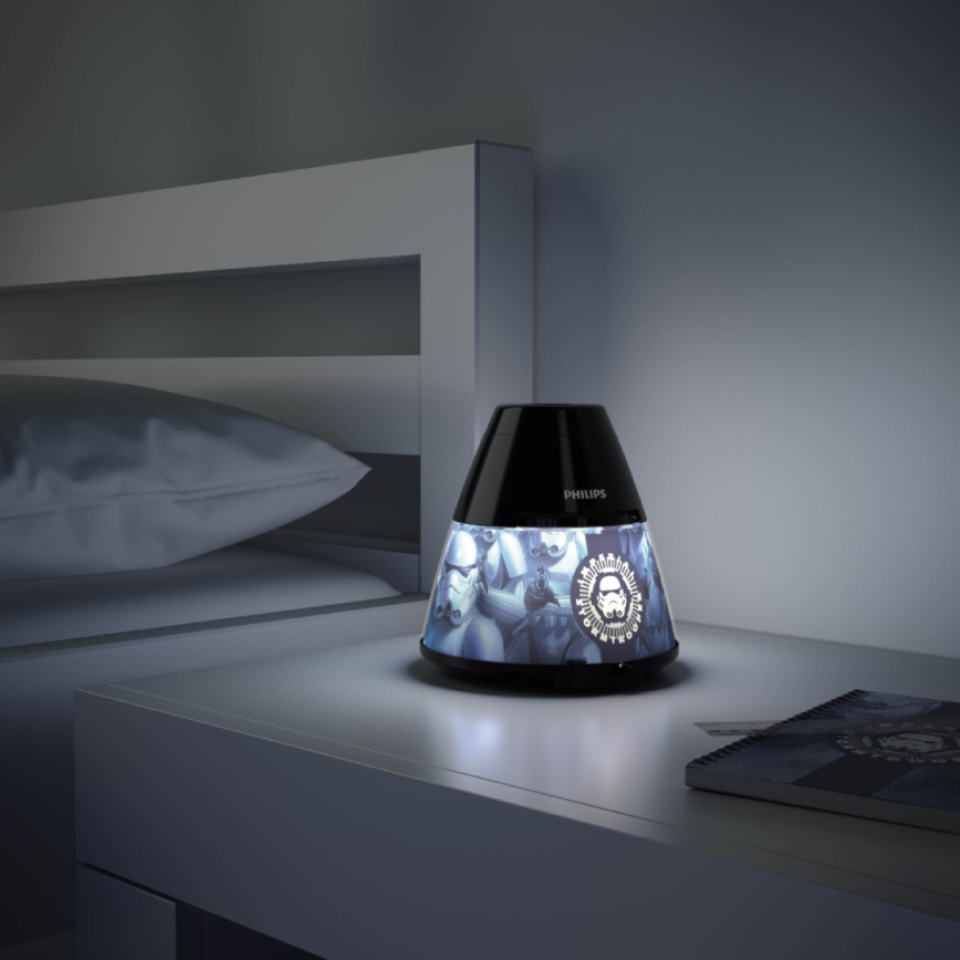 Philips 71769/99/16 - LED Детски Проектор DISNEY STAR WARS LED/0,1W/3xAA