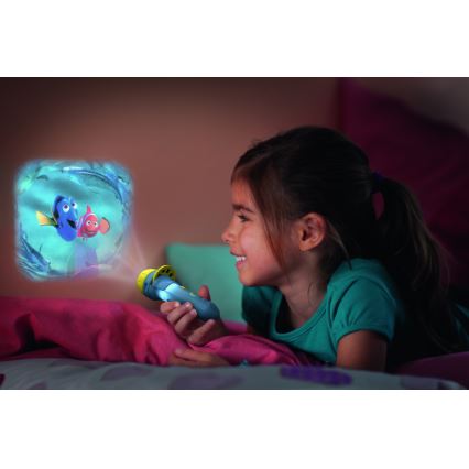 Philips 71788/90/16 - LED Детска baterka a Проектор DISNEY DORY LED/3xLR44