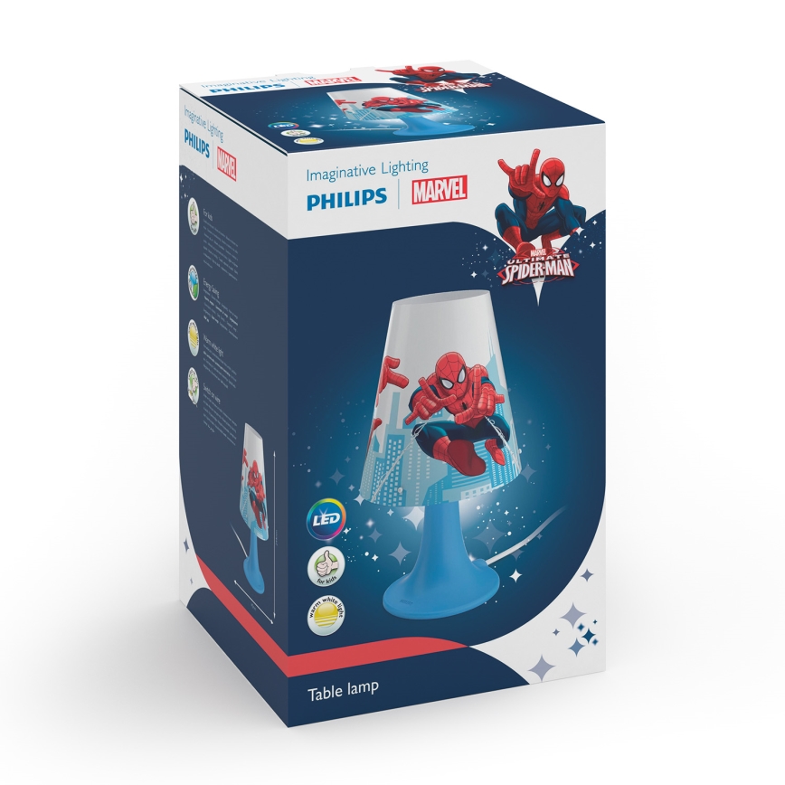 Philips 71795/40/16 - LED Детска Настолна лампа MARVEL SPIDER MAN LED/2,3W/230V
