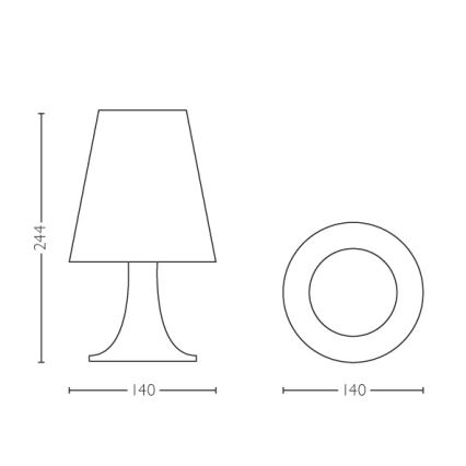 Philips - LED Детска настолна лампа LED/2,3W/230V