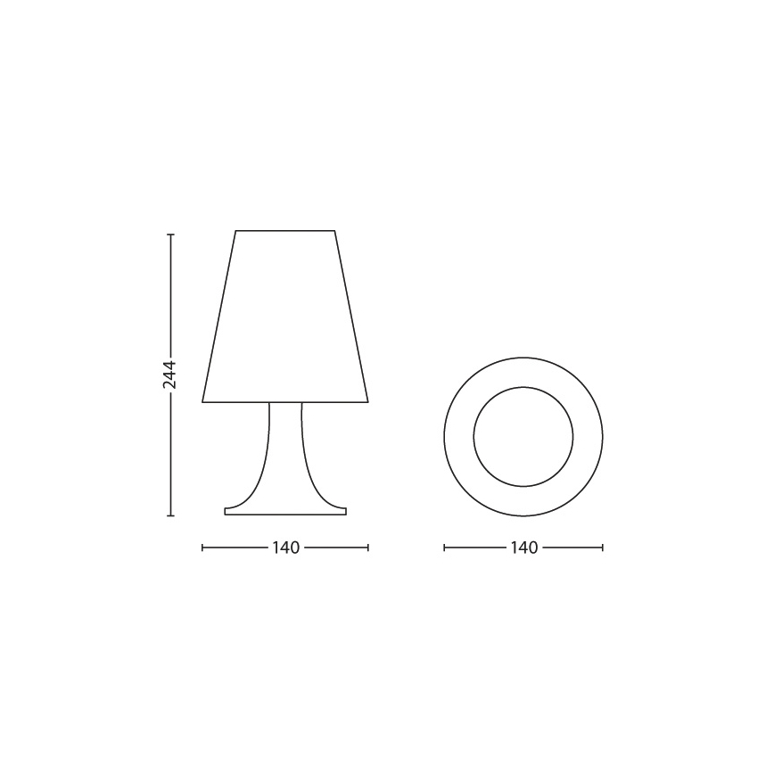 Philips - LED Детска Настолна лампа 1xLED/2,3W/230V