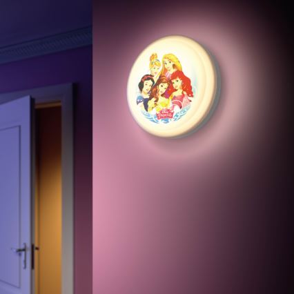 Philips 71884/28/P0 - LED Детскo Стенна лампа DISNEY PRINCESS 4xLED/2,5W/230V