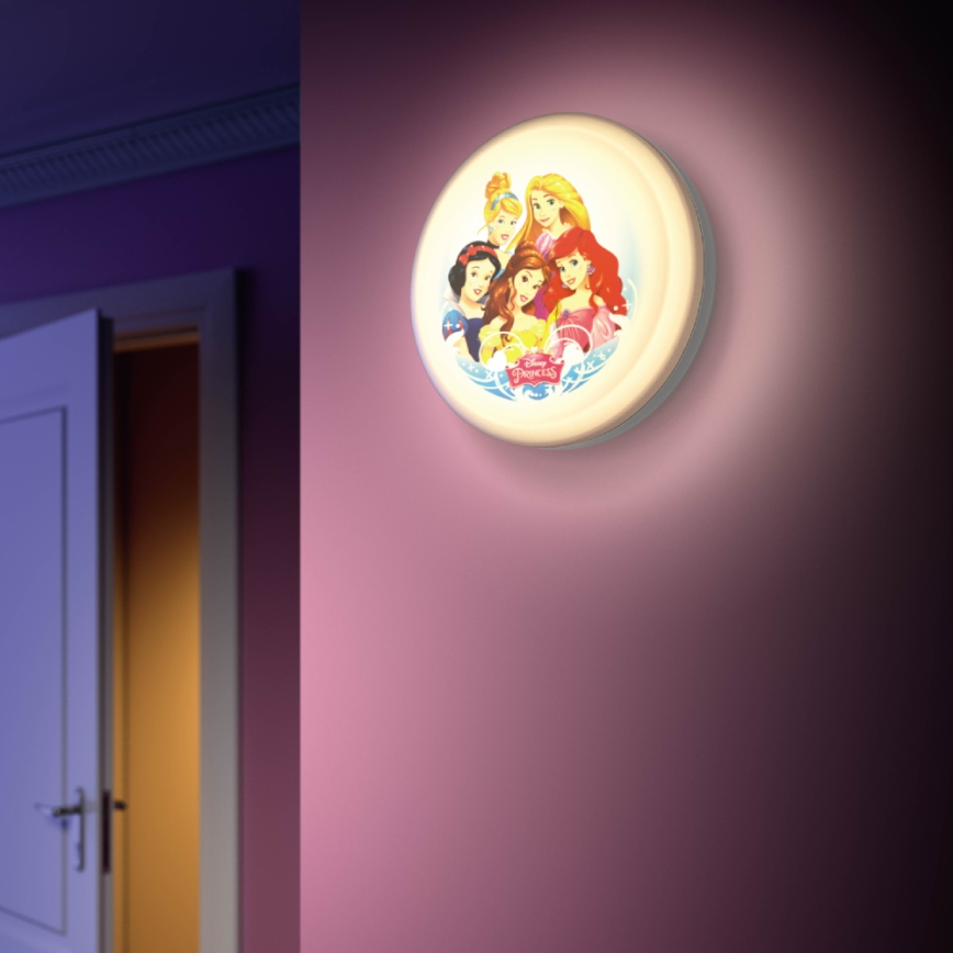 Philips 71884/28/P0 - LED Детскo Стенна лампа DISNEY PRINCESS 4xLED/2,5W/230V