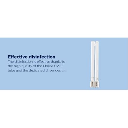 Philips - Бактерицидна лампа за дезинфекция със сензор UV-C/24W/230V