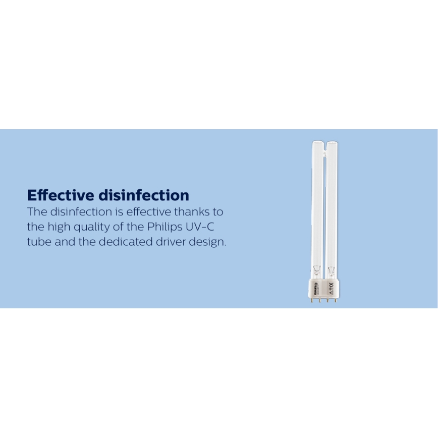 Philips - Бактерицидна лампа за дезинфекция със сензор UV-C/24W/230V