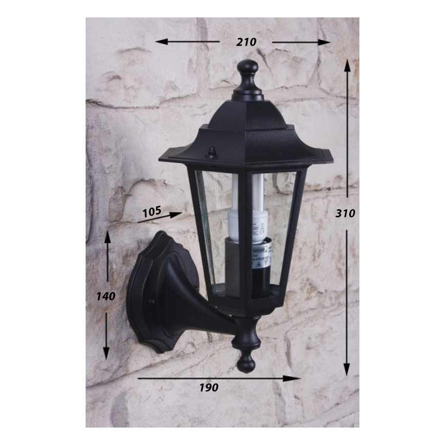 Philips - LED Екстериорен аплик 1xE27/10W IP44
