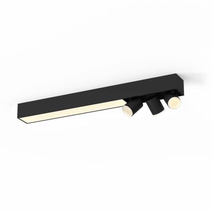 Philips - LED RGBW Регулируемо точково осветително тяло LED/25W/230V + 3xGU10/5,7W