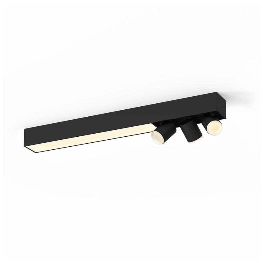 Philips - LED RGBW Регулируемо точково осветително тяло LED/25W/230V + 3xGU10/5,7W
