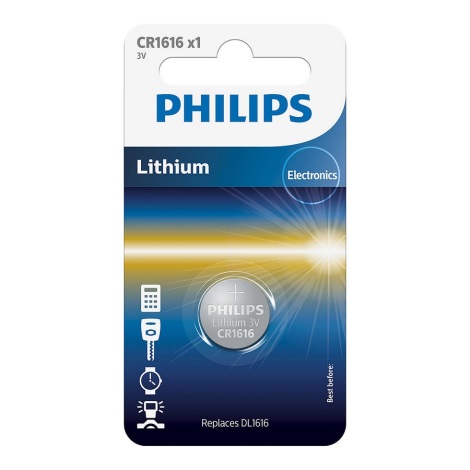 Philips CR1616/00B - Литиева батерия плоска CR1616 MINICELLS 3V 52mAh
