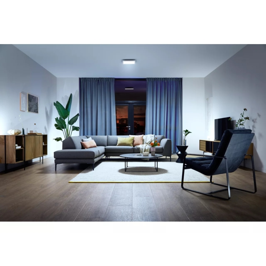 Philips - димируема LED плафониера Hue AURELLE LED/19W/230V 2200-6500K 30x30 см бяла