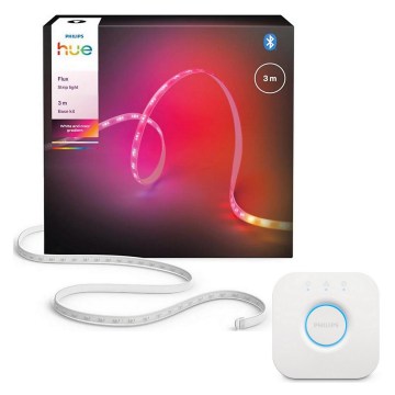 Philips - Димируема LED RGBW лента Hue FLUX 3m LED/12W/230V 2200-6500K + Hue bridge