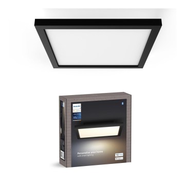 Philips - Димируема LED таванна лампа Hue AURELLE LED/19W/230V 2200-6500K 30x30 cm черна