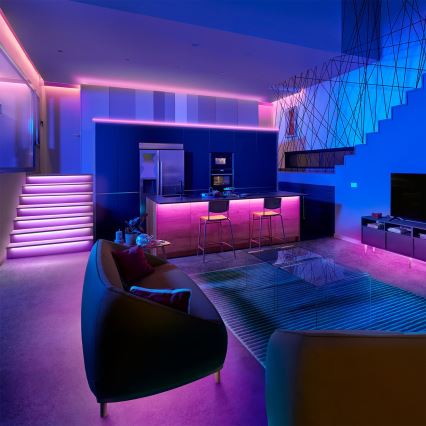 Philips - димируема RGB LED лента SMART STRIP 5m LED/7W/230V 2200-6500K Wi-Fi