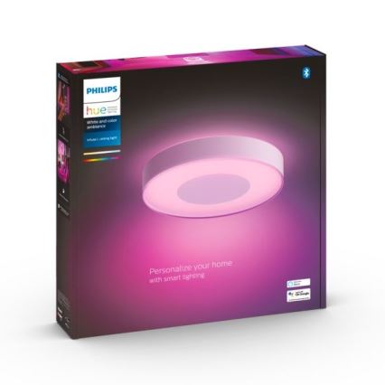 Philips - RGB LED димируемо таванно осветително тяло Hue INFUSE LED/52,5W/230V 2000-6500K Ø 425 mm бяло