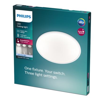 Philips - LED димируемо таванно осветително тяло LED/18W/230V 4000K