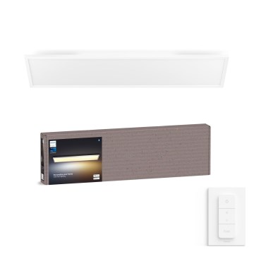 Philips - Димируемо LED таванно осветително тяло Hue AURELLE LED/39W/230V 2200-6500K 120x30 cm бяло + димерен ключ