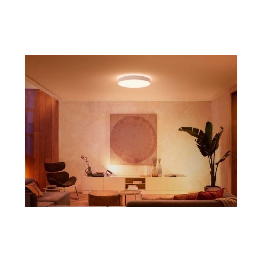 Philips - LED димируемо таванно осветително тяло Hue LED/48W/230V 2200-6500K Ø 551 mm бяло + дистанционно управление