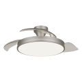 Philips - димируемо LED таванно осветително тяло с вентилатор ATLAS LED/35W/230V матов хром + дистанционно управление