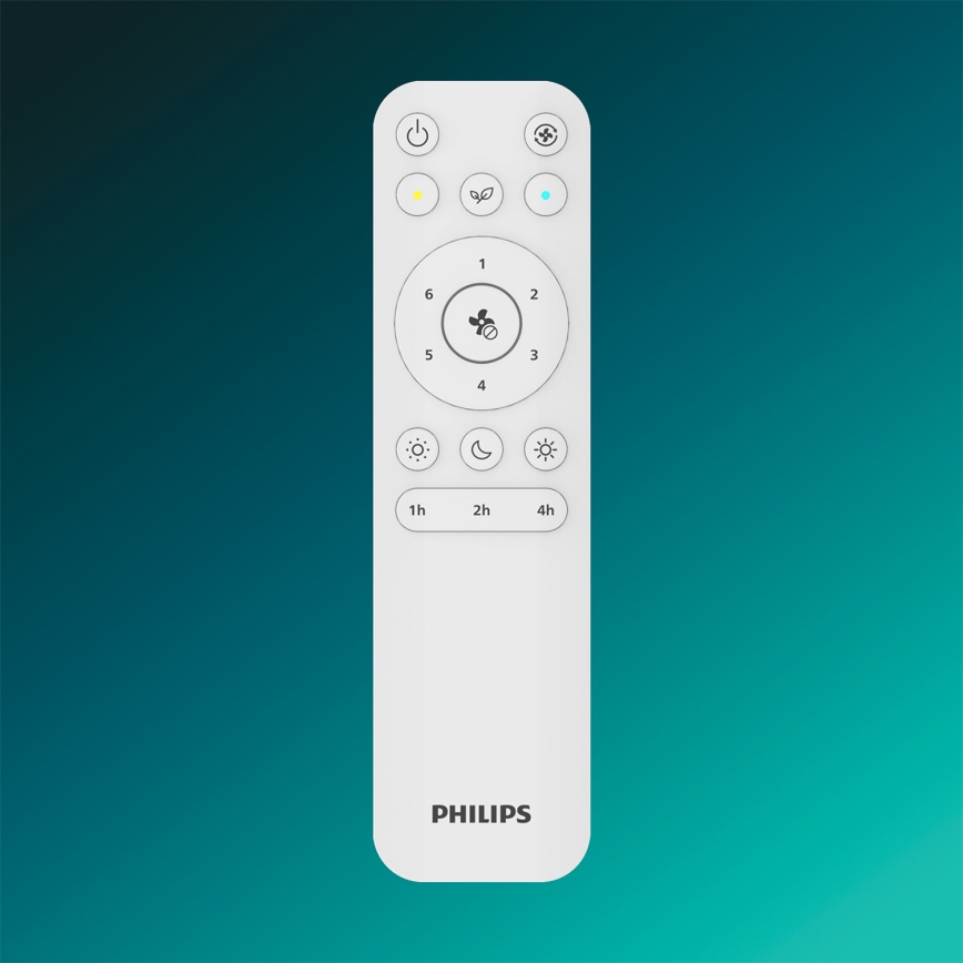 Philips - Димируема LED таванна лампа с вентилатор BLISS LED/35W/230V бяла + дистанционно управление