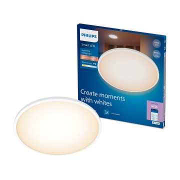 Philips - Димируемо LED таванно осветително тяло SUPERSLIM LED/32W/230V 2700-6500K Wi-Fi