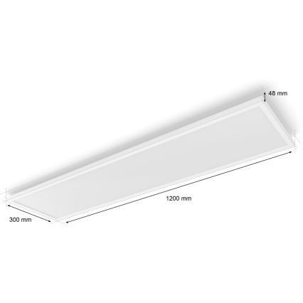 Philips - LED димируемо таванно осветително тяло Hue AURELLE LED/39W/230V 2200-6500K 120x30 cm бяло