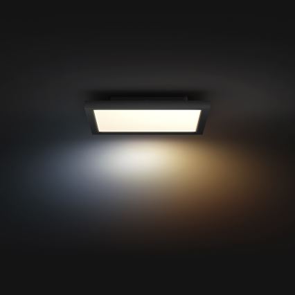Philips - Димируема LED таванна лампа Hue AURELLE LED/19W/230V 2200-6500K 30x30 cm черна