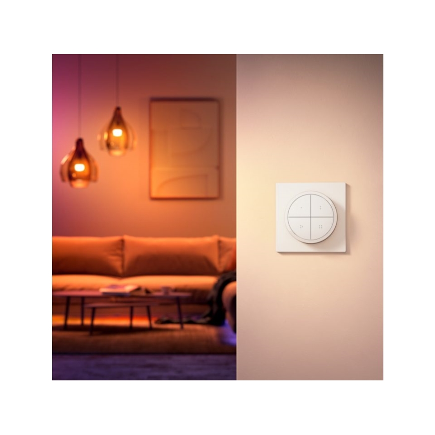 Philips - Дистанционно управление с превключвател Hue TAP 1xCR2032 бяло