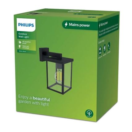 Philips - Екстериорен аплик BELLINI 1xE27/25W/230V IP44