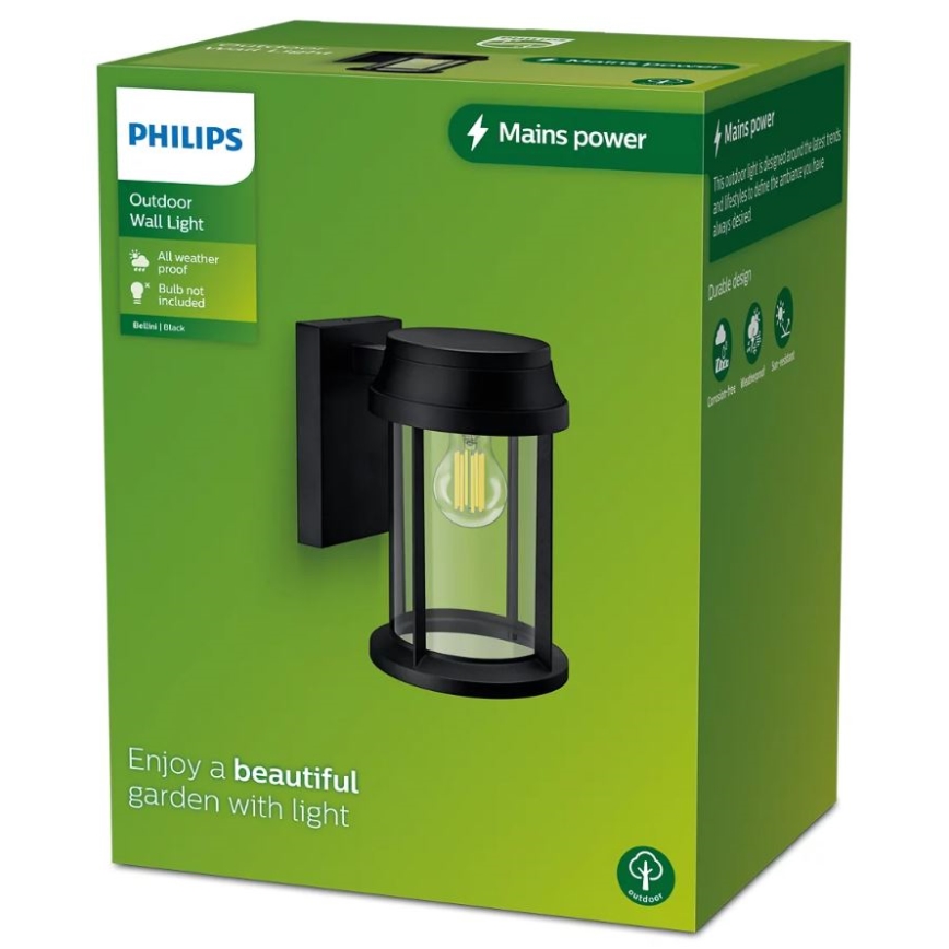 Philips - Екстериорен аплик BELLINI 1xE27/25W/230V IP44