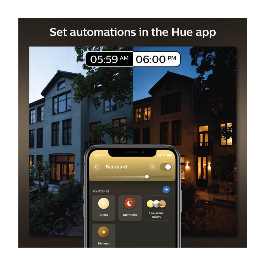 Philips - Димируем екстериорен аплик Hue INARA 1xE27/7W/230V Wi-Fi IP44