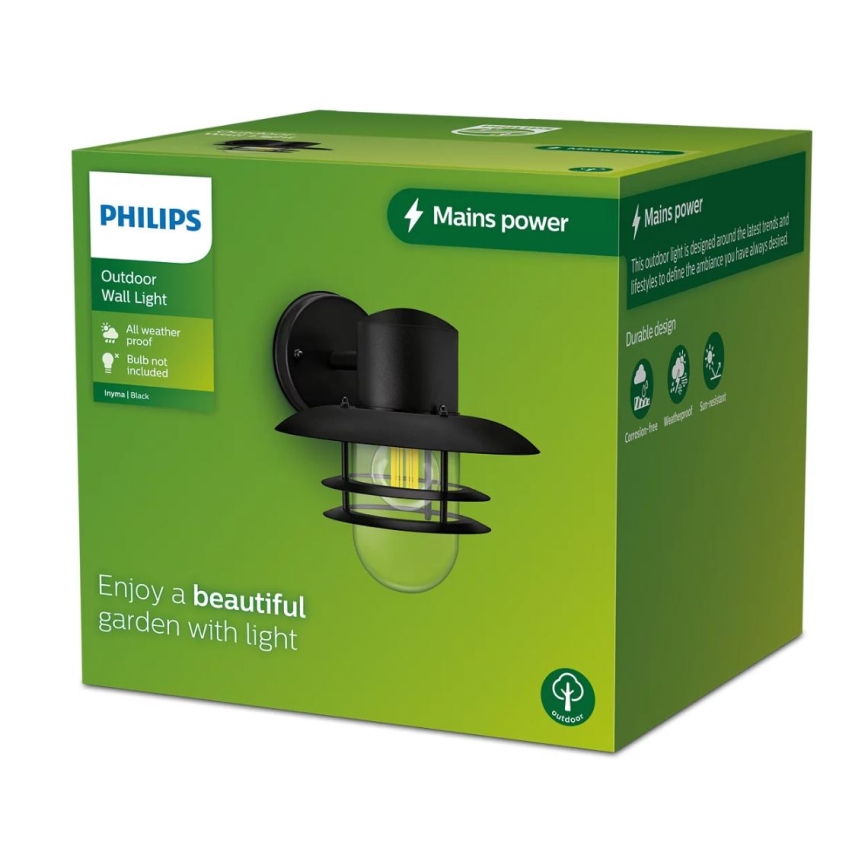 Philips - Екстериорен аплик INYMA 1xE27/25W/230V IP44