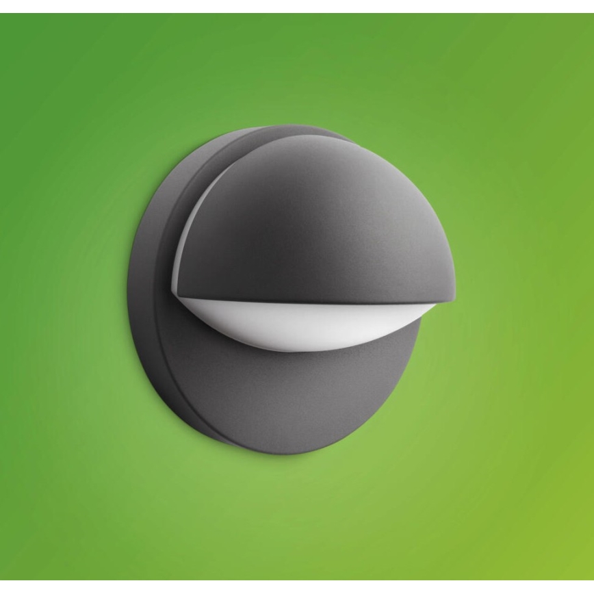 Philips - Екстериорен аплик JUNE 1xE27/12W/230V IP44 антрацит
