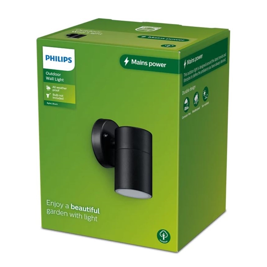 Philips - Екстериорен аплик KYLIS 1xGU10/25W/230V IP44