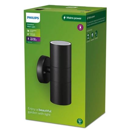 Philips - Екстериорен аплик KYLIS 2xGU10/25W/230V IP44